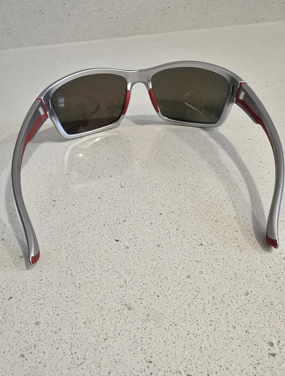 New Balance Silver Frame Mirrored Sunglasses - Gold/Orange Lenses